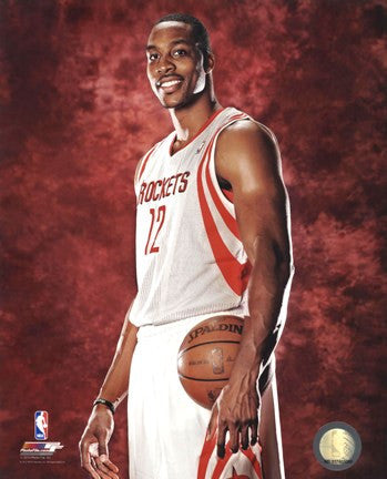 Dwight Howard #12 of the Houston Rockets posed