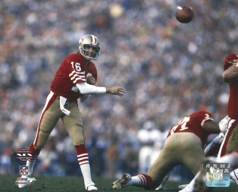 Joe Montana Super Bowl XIX 1985 Action