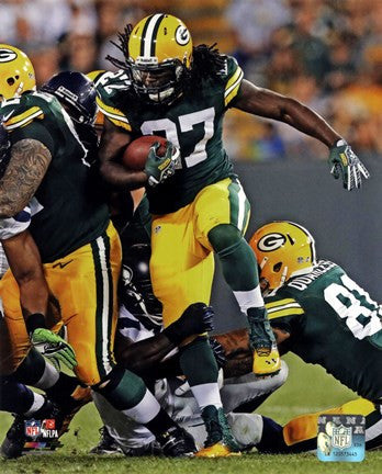 Eddie Lacy with the ball 2013