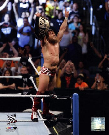 Daniel Bryan with Championship Belt 2013 Summer Slam