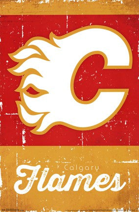 Calgary Flames - Retro Logo 13