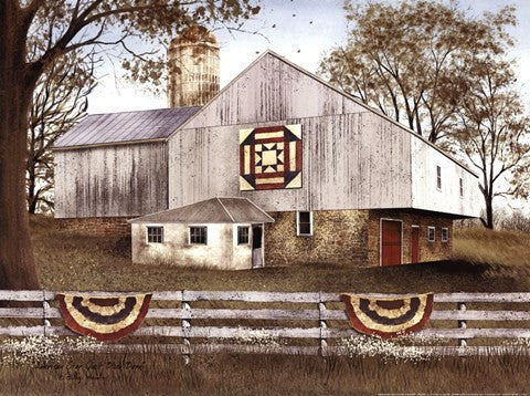 American Star Quilt Block Barn