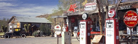 Gas Station on Route 66, Hackberry, Arizona