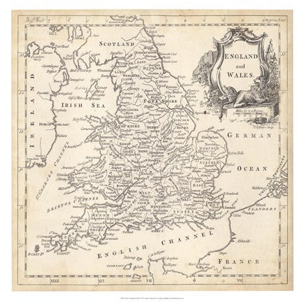 Map of England & Wales