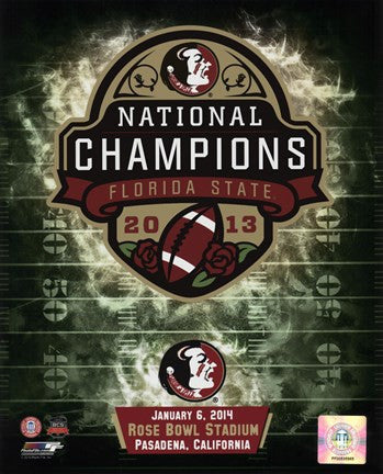 Florida State Seminoles 2014 BCS National Champions Team Logo