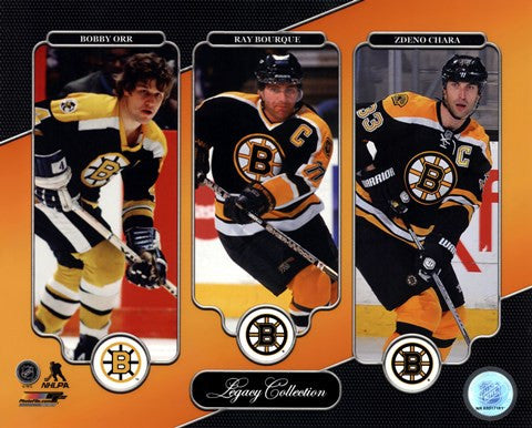 Bobby Orr, Ray Bourque, & Zdeno Chara Legacy Collection