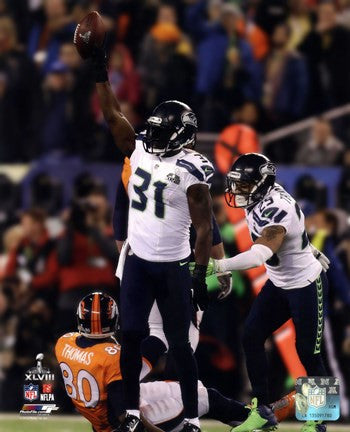 Kam Chancellor & Earl Thomas Celebrate Chacellor's Interception Super Bowl XLVIII