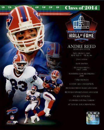 Andre Reed 2014 Hall of Fame Composite