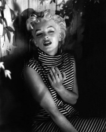 Marilyn Monroe 1954 Striped Dress