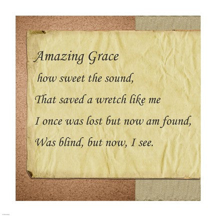 Amazing Grace Parchment