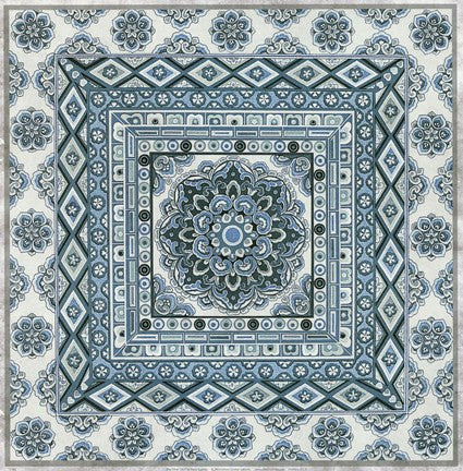 Blue Silver Tile II