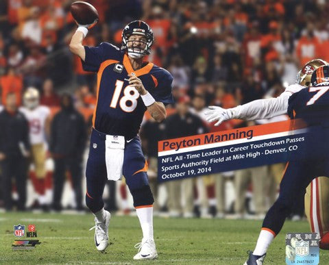 Peyton Manning becomes the NFL's All-Time leader in career Touchdown Passes- October 19, 2014