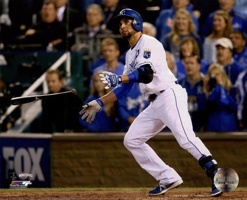 Omar Infante Game 2 of the 2014 World Series Action