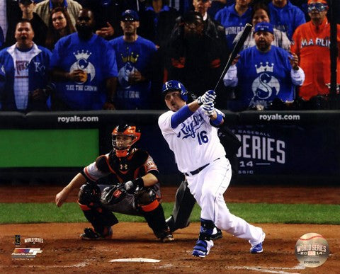 Billy Butler Game 6 of the 2014 World Series Action