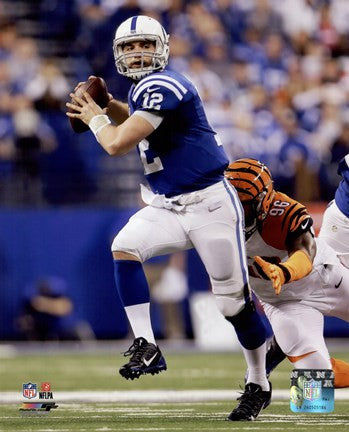 Andrew Luck Touchdown Pass 2014 Playoff Action