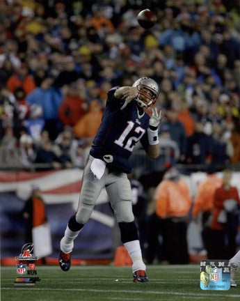 Tom Brady AFC Championship Game Action 2014 Playoffs