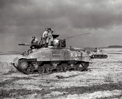 American Sherman tank units, 1944