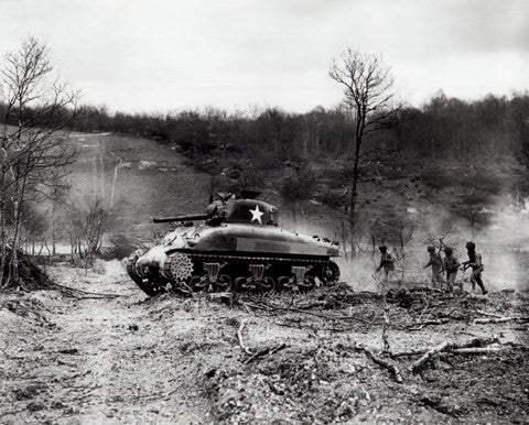 American Sherman tank units, 1943