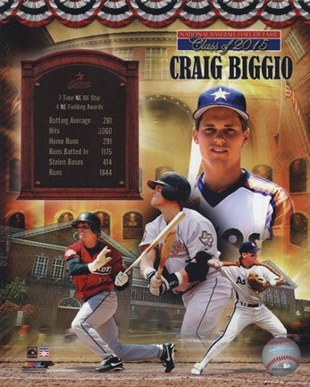 Craig Biggio MLB Hall of Fame Legends Composite