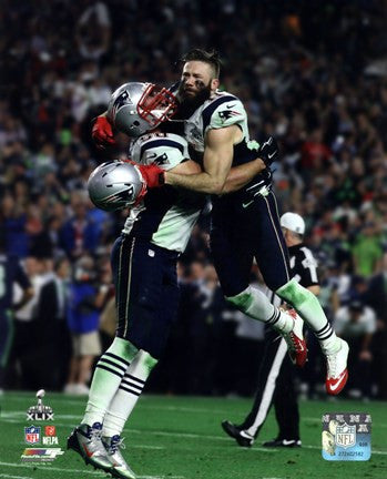 Rob Ninkovich & Julian Edelman Super Bowl XLIX Action