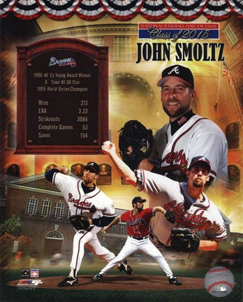 John Smoltz MLB Hall of Fame Legends Composite