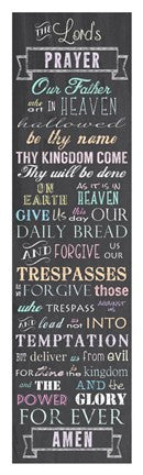 The Lord's Prayer - Chalkboard