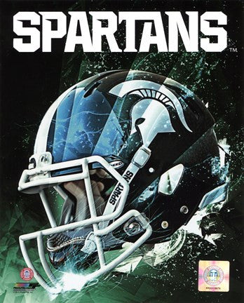 Michigan State Spartans Helmet Composite