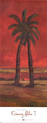 Crimson Palm I