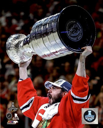 Brent Seabrook with the Stanley Cup Game 6 of the 2015 Stanley Cup Finals