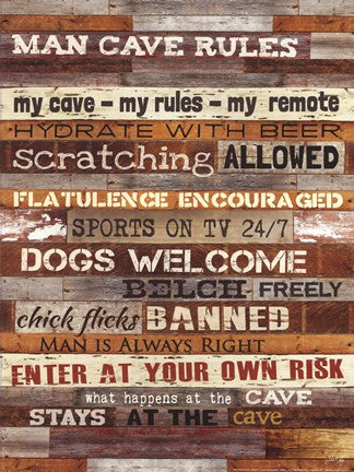 Man Cave Rules