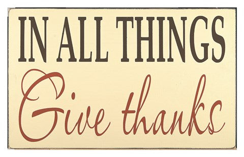 Give Thanks