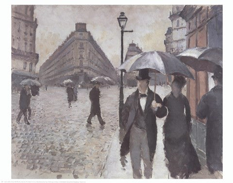 Paris - A Rainy Day, 1877