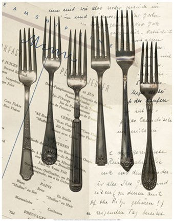 Cutlery Forks in Sepia