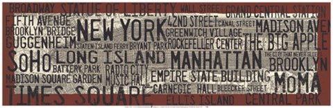 NYC Map Red