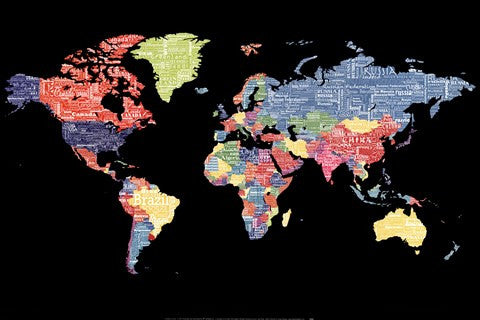 Type Map - World