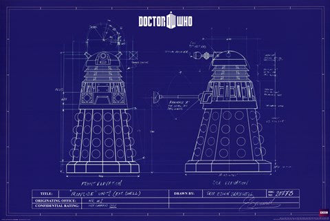 Doctor Who - Dalek Blue Print