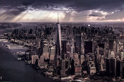 New York - City Under Storm