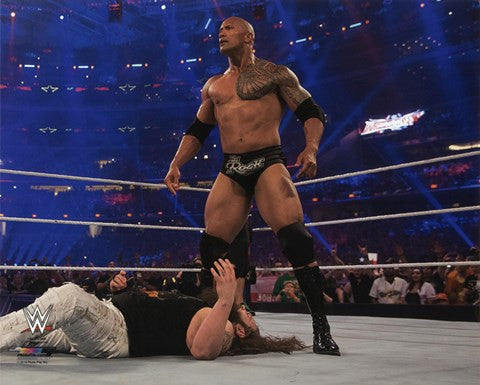 The Rock Wrestlemania 32 Action