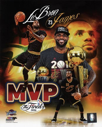 Lebron James 2016 NBA Finals MVP Portrait Plus