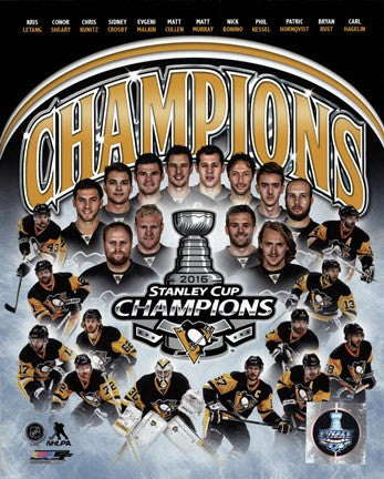 Pittsburgh Penguins 2016 Stanley Cup Champions Composite