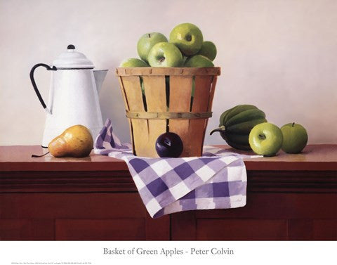 Basket of Green Apples